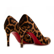 Louboutin Multicolor Filo 120 Pony Leopard Luxor Pumps - Size 38.