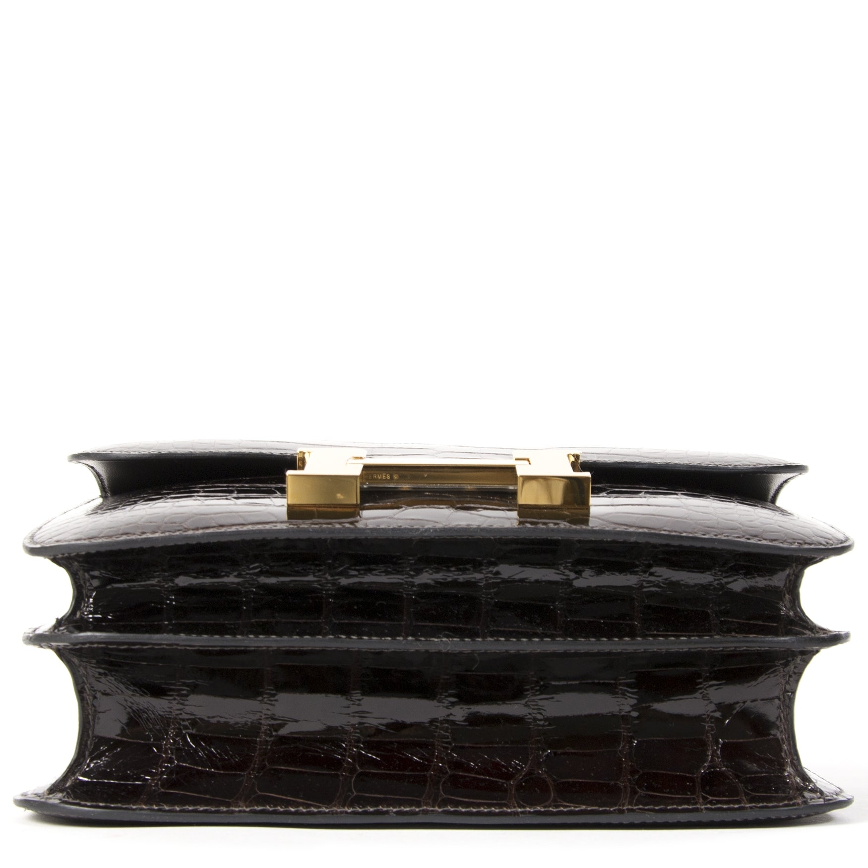 Hermès Constance III 24 Poche Dos Alligator Missi Lisse Maccasar GHW