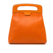 Delvaux Deux Orange Top Handle Bag for the best price online available with worldwide shipping