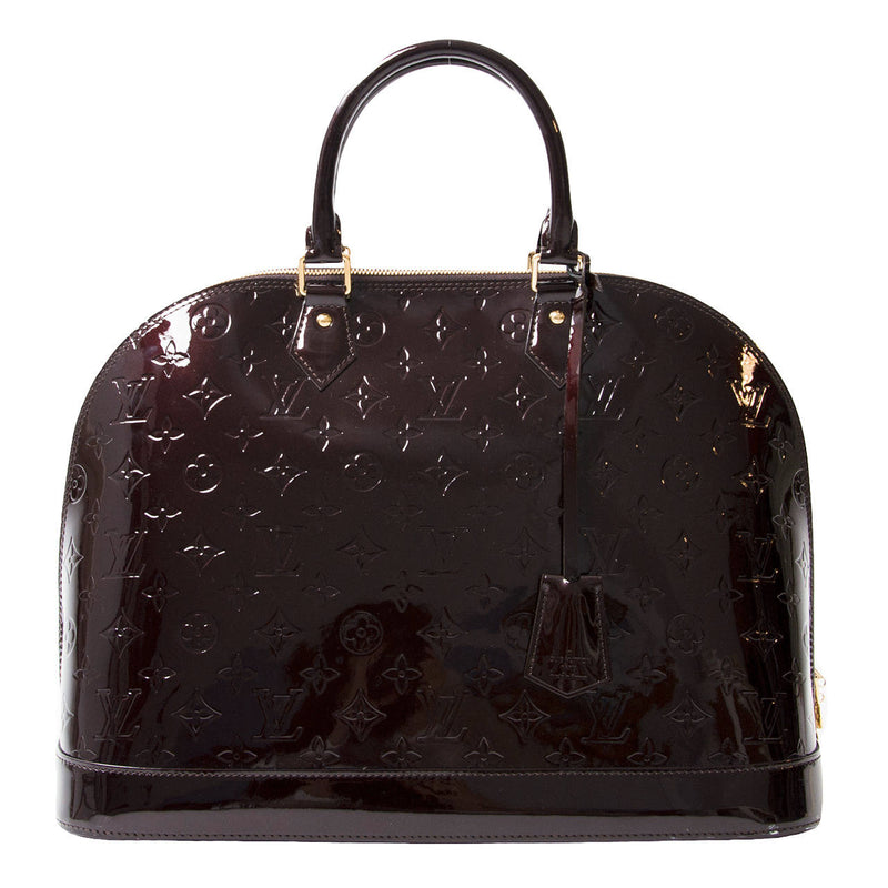 Louis Vuitton Alma MM Rouge Fauviste Vernis