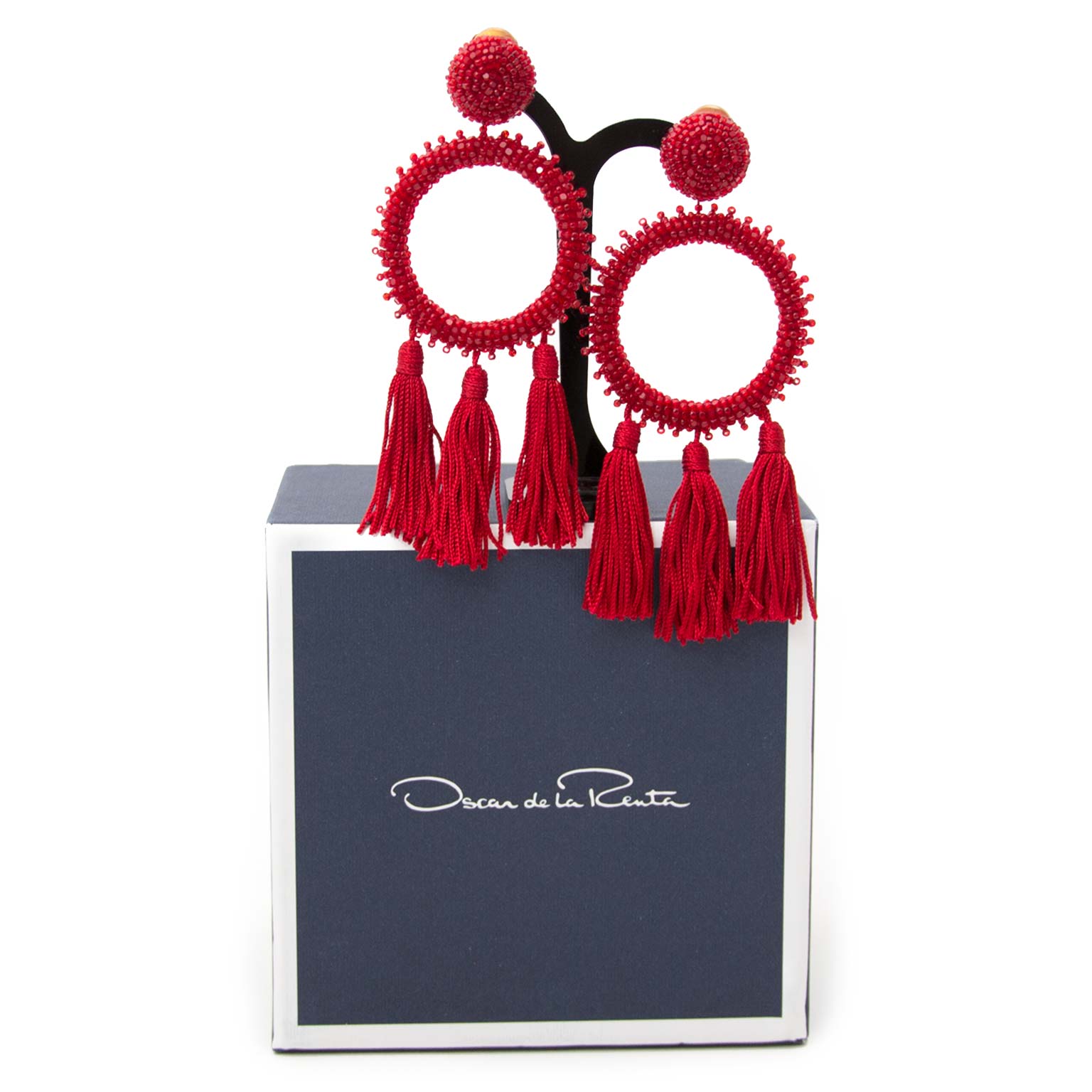 acheter en ligne chez labellov.com pour le meilleur prix Oscar de la renta large clip-on boucle d'oreille