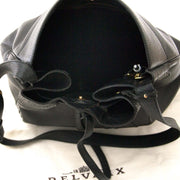 payer secure quand vous achetez Delvaux Black Leather Drawstring Bucketbag sur labellov