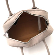 koop elvaux Taupe Leather Boston Bag en betaal veilig online