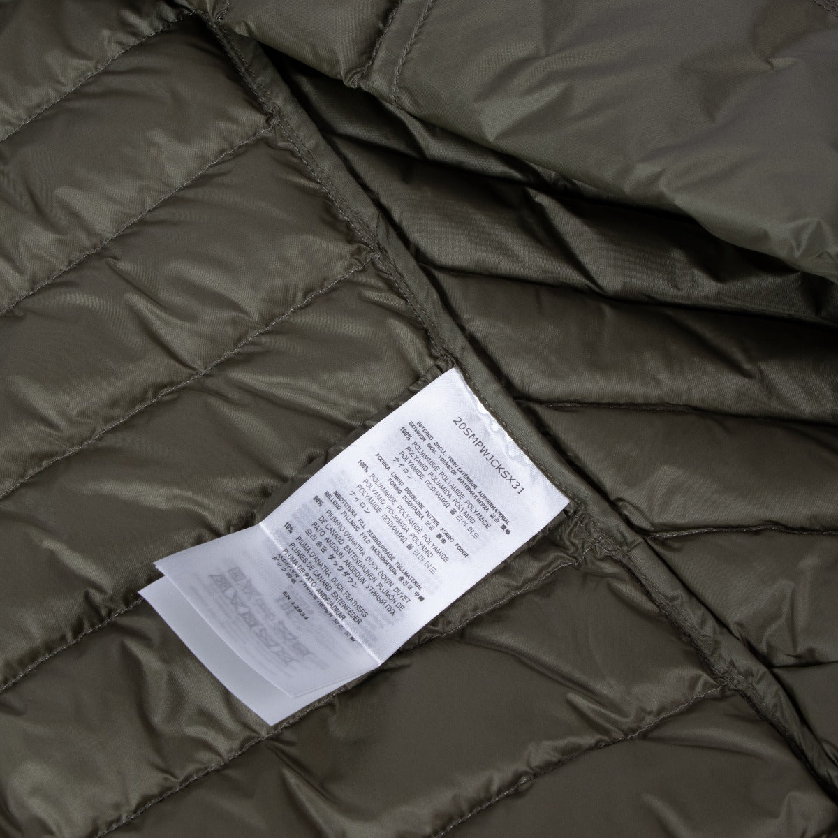 Parajumpers Sheen Green Lightweight Down Jacket - Size XL