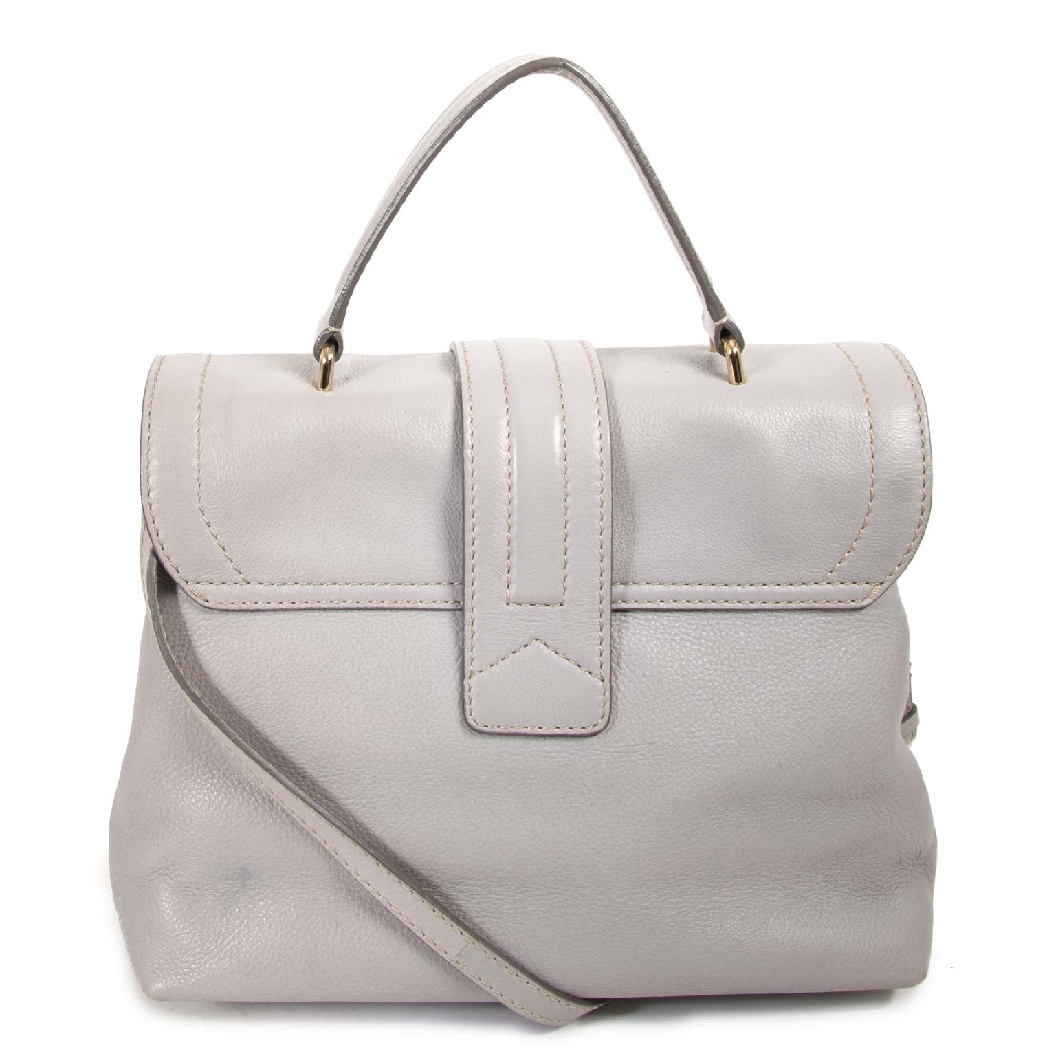 tods grijze schoudertas nu te koop bij labellov vintage mode webshop belgië