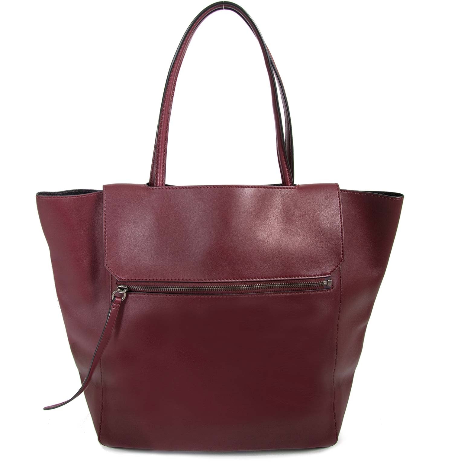 philip lim bordeaux leather shopper now for sale at labellov vintage fashion webshop belgium
