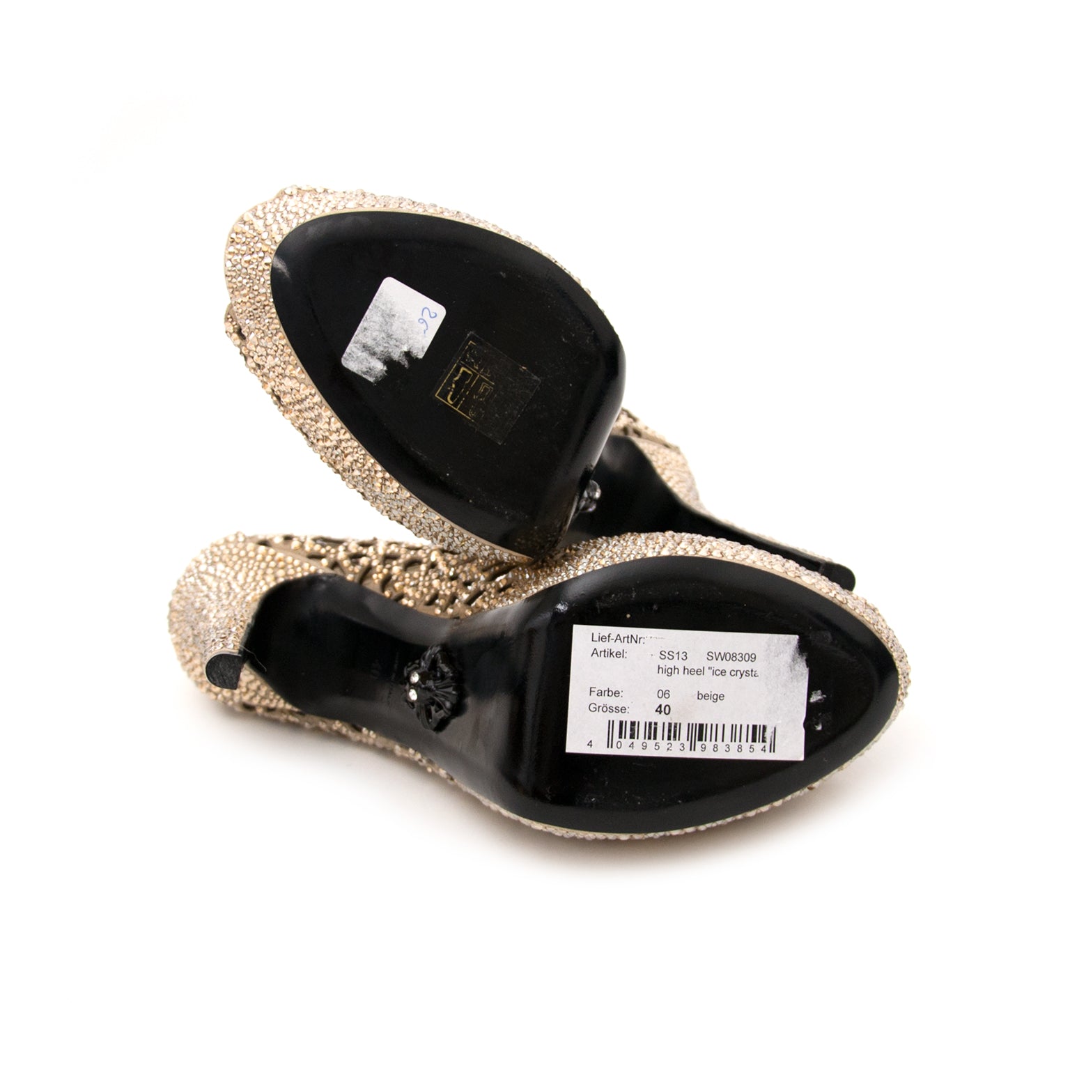 Brand New Philipp Plein Ice Crystal Shoes - Size 40