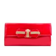 Acheter secure en ligne portefeuille Valentino Red Patent Bow Wallet pour le meilleur prix