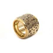 Pomellato brown diamond 'Sabbia' wide band ring nu onlien te koop tegen de beste prijs bij labellov.com