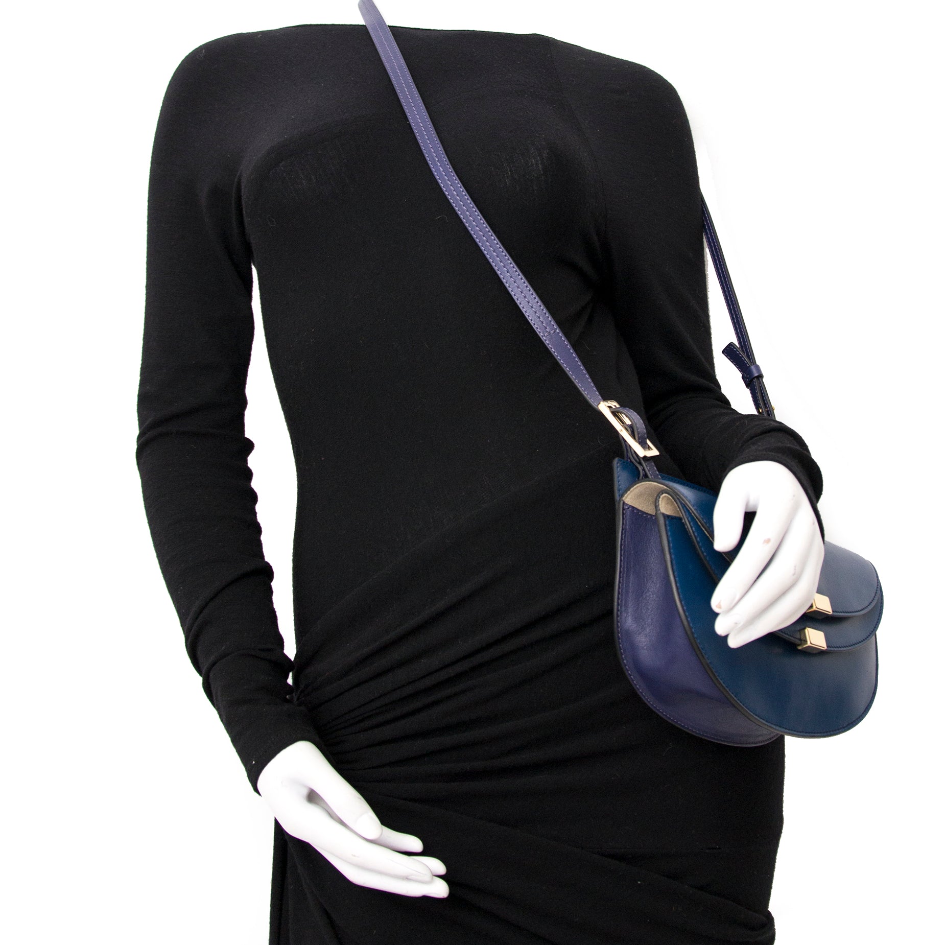 Chloe Blue Georgia Mini Bag