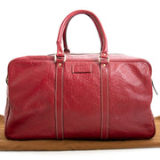 Acheter en ligne secondemain Gucci Red Leather GG Monogram Boston Bag