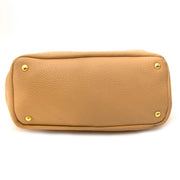 We buy and sell your authentic Prada Tan Leather Shoulder Bag for the best price at Labellov
