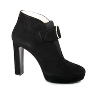 Koop tweedehands Prada Black Suede Buckle Booties - Size 38 nu bij labellov vintage webshop au meilleur prix
