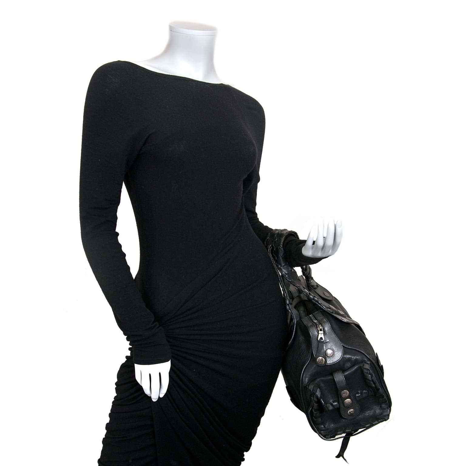 chloé black silverado bag now for sale at labellov vintage fashion webshop belgium