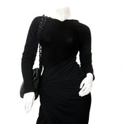 prada plastic chain black leather shoulder bag now for sale at labellov vintage fashion webshop belgium
