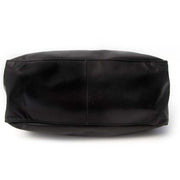 Prada Black Drawstring Tassel Tote Leather