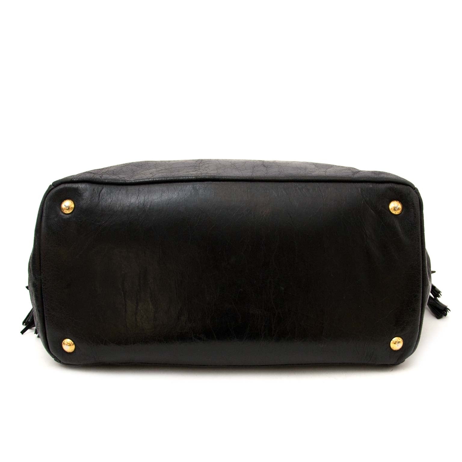 Prada Black Front Zip Shoulder Bag – Labellov
