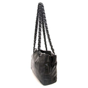 Koop tweedehands Prada Black Leather Shoulder Bag veilig online bij labellov antwerpen