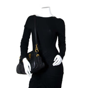 prada black soft calfskin leather satchel bag now for sale at labellov vintage fashion webshop belgium