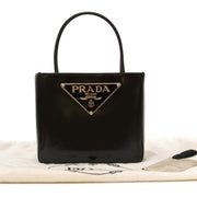 achète des sacs vernis prada top handle mini à labellov vintage webshop de mode belgique
