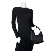 Prada Black Nylon Shoulder Bag now at labellov vintage fashion webshop belgium