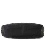 Prada Black Nylon Embroidered Shoulder Bag