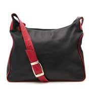 Are you looking for an authentic Prada Black and Red Leather Shoulder Bag ? Buy safe at Labellov online.