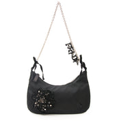 Prada Black Evening Bag With Lots Of Details now online at labellov.com at the best price.