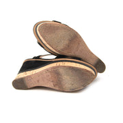 Prada Black Suede Wedges online at the best price