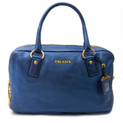 Buy authentic secondhand Prada bag in denim blue at the right price at LabelLOV vintage webshop. Safe and secure online shopping.