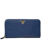 searching for a as new Prada Petrol Blue Zip-Around Wallet? online webshop luxury secondhand