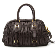 Are you looking for an authentic Prada Brown Matelasse Leather Bag?