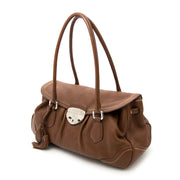 Prada Tabacco Brown Handbag te koop online bij Labellov