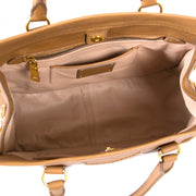 prada cognac leather tote now for sale at labellov