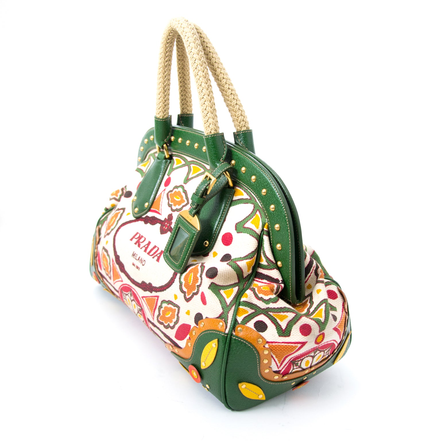 Buy safe and secure online at labellov.com for the best price prada canvas bag