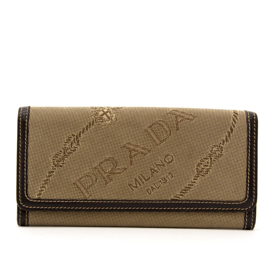 Acheter secure en ligne portefeuille Prada Canvas Wallet pour le meilleur prix