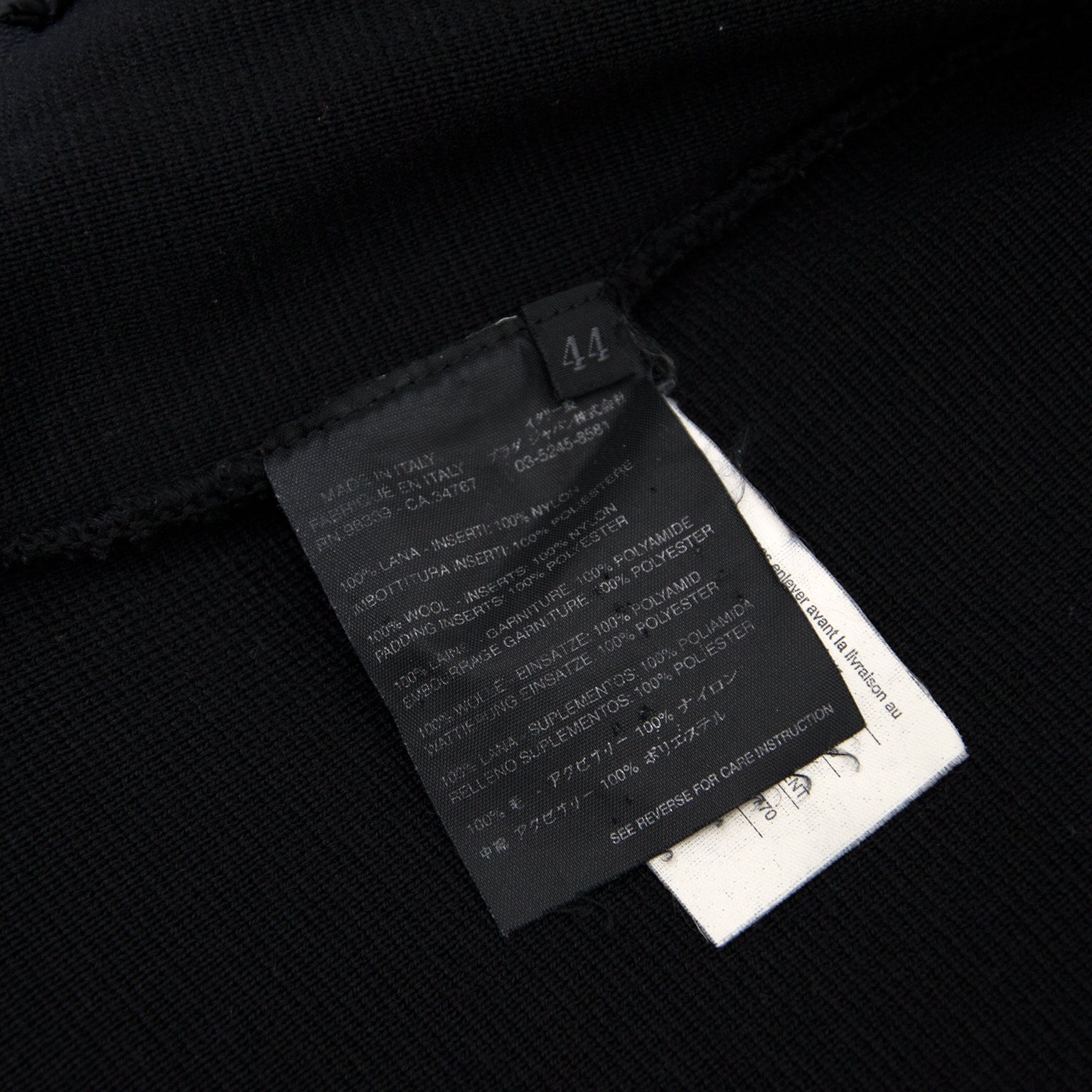 Winkel authentieke Prada Black Wool Sweater bij Labellov.com
