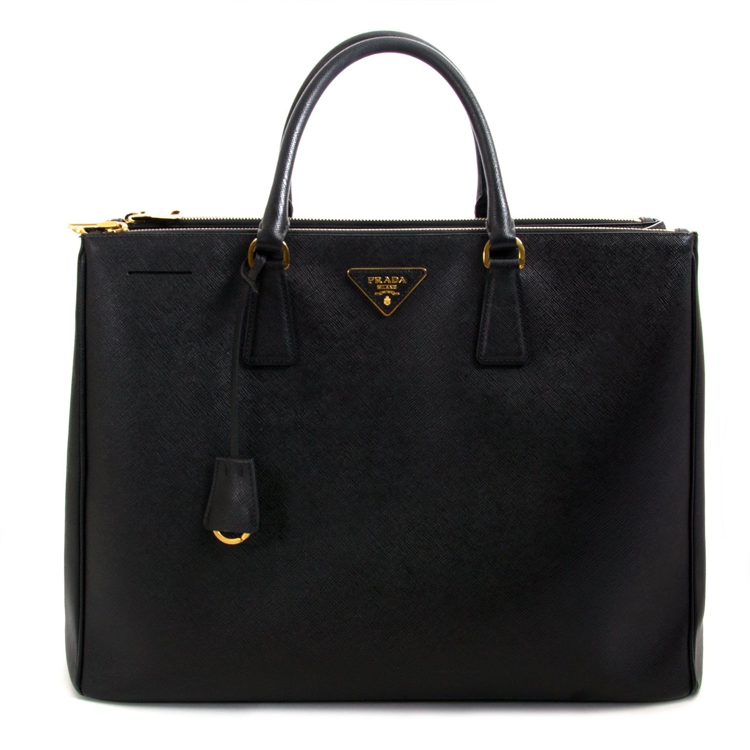 Prada Black Galleria bag nu te koop bij labellov vintage webshop aan de laagste prijs