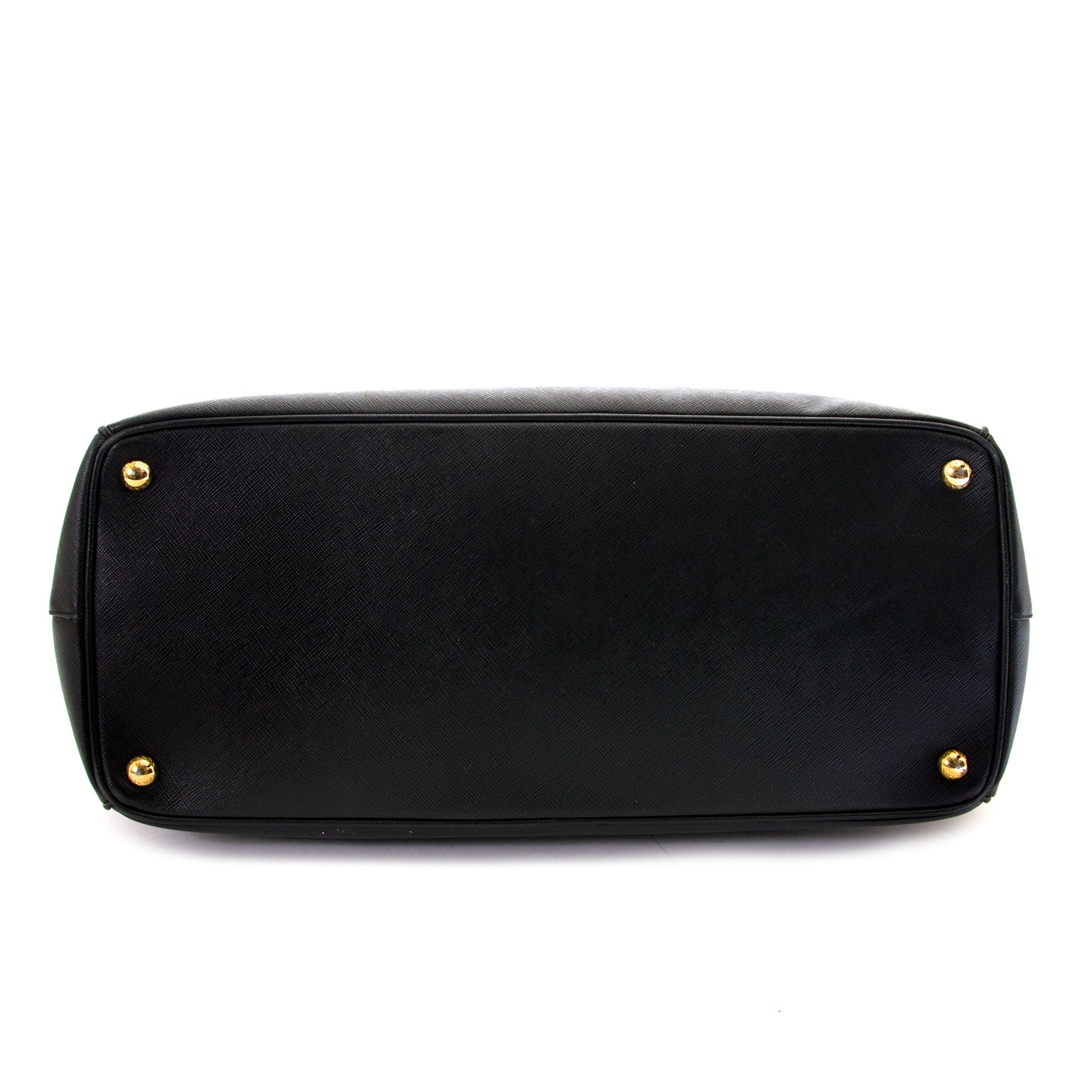 achetez authentique seconde main Prada Black Galleria bag chez labellov.com