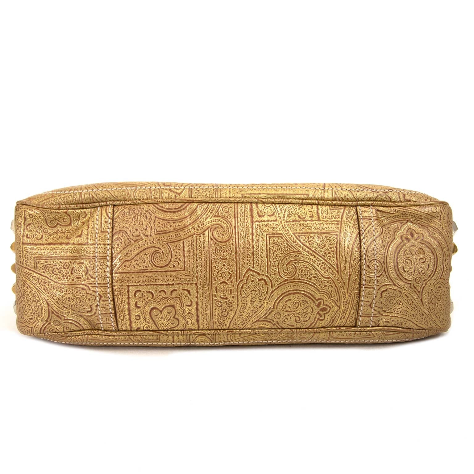prada metallic baroque shoulder bag now for sale at labellov vintage fashion webshop belgium