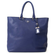 prada blue leather shoulder bag now for sale at labellov vintage fashion webshop belgium