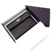 Wij kopen en verkopen aan de beste prijs bij Labellov Prada Black Leather Wallet