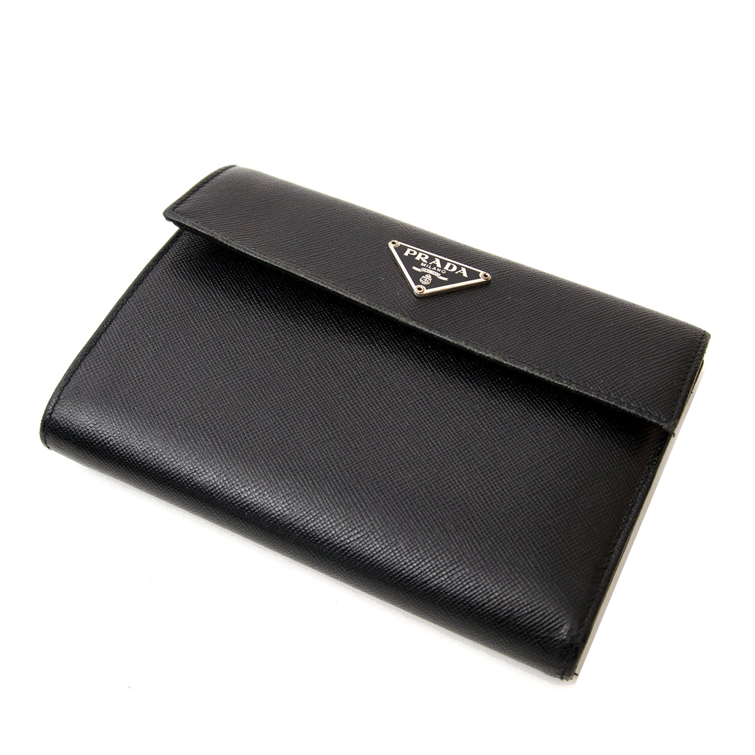 We buy and sell your Prada Black Leather Wallet secondhand online