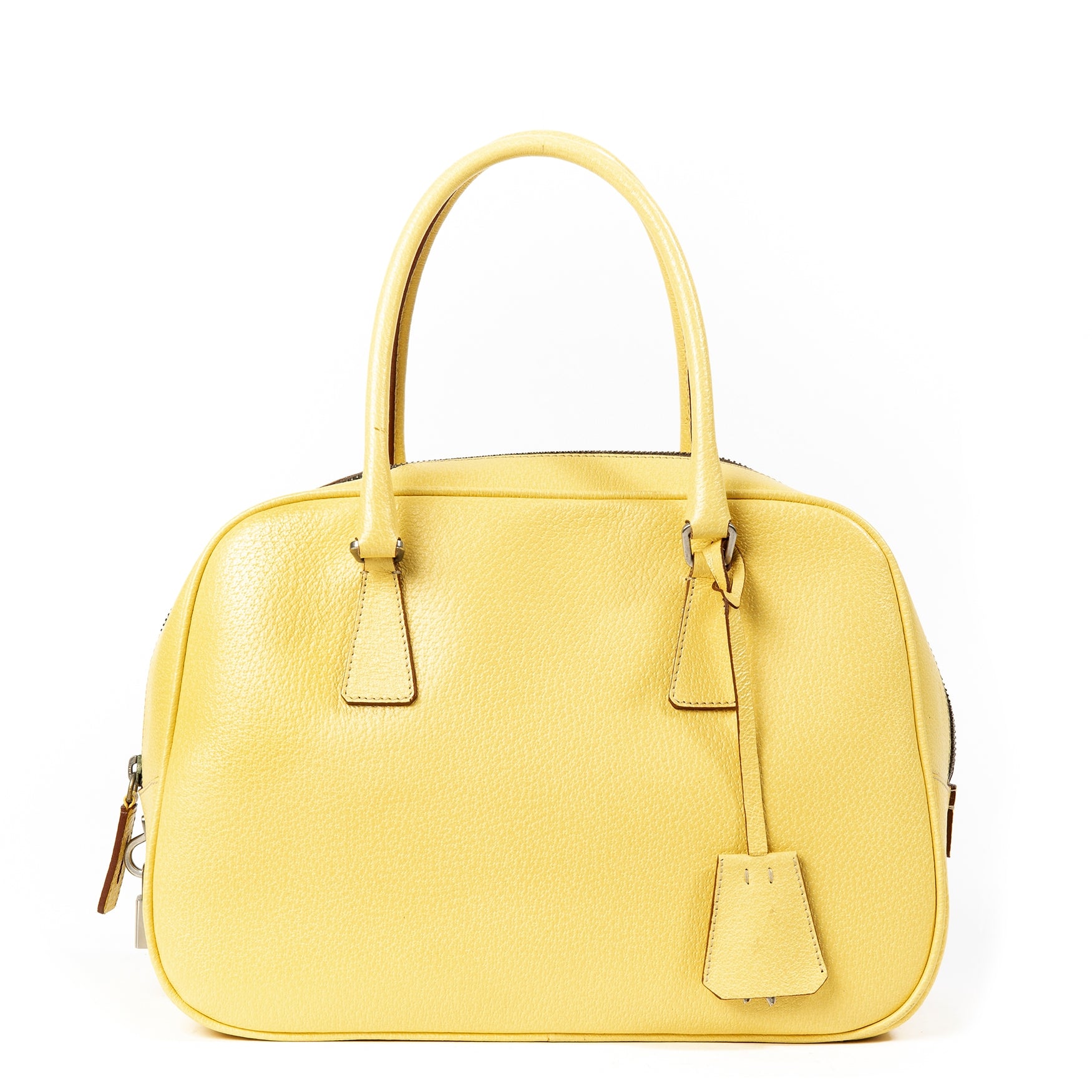 Prada Baby Yellow Bowling Bag for sale online