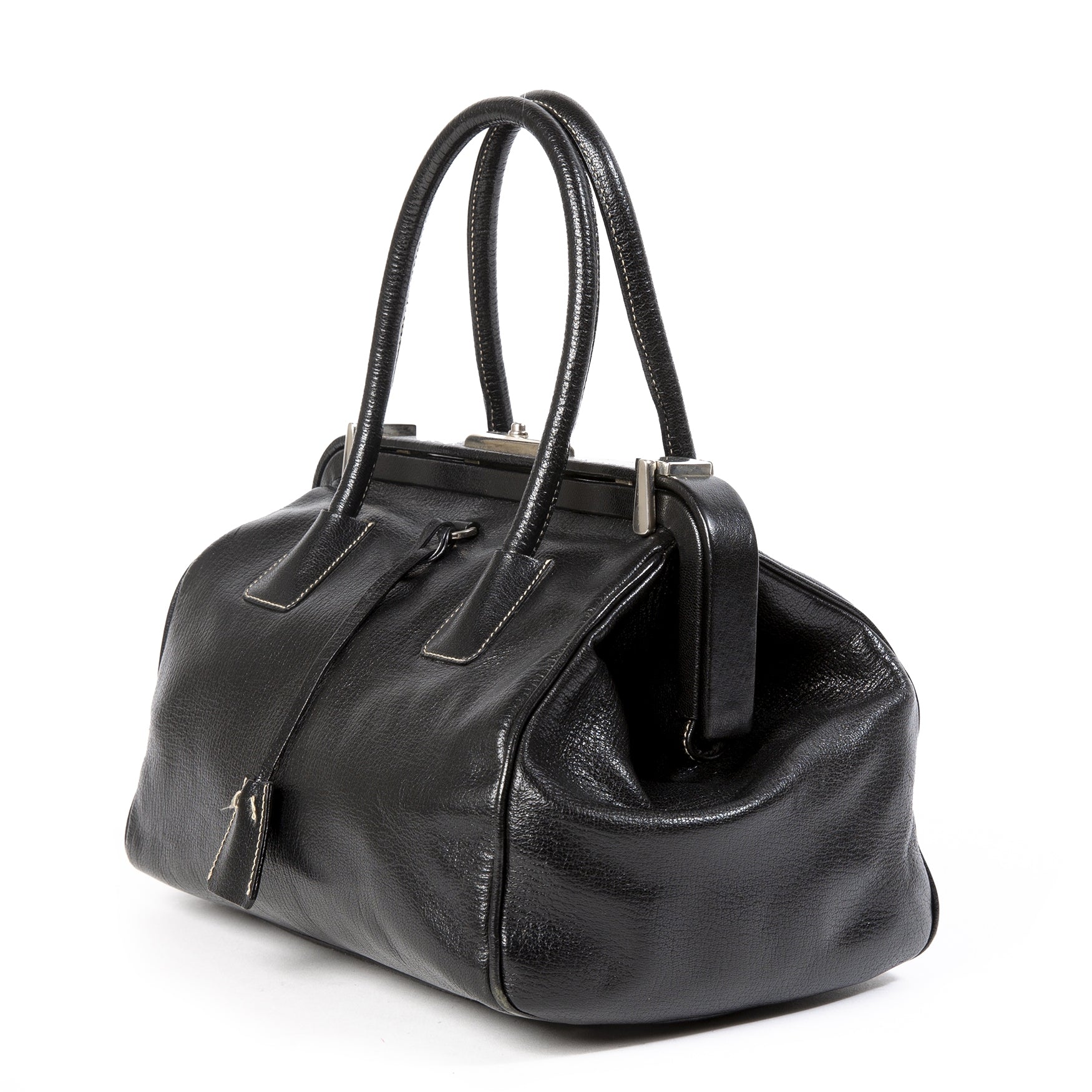 Prada Black Doctor's Bag kopen en verkopen aan de beste prijs bij Labellov