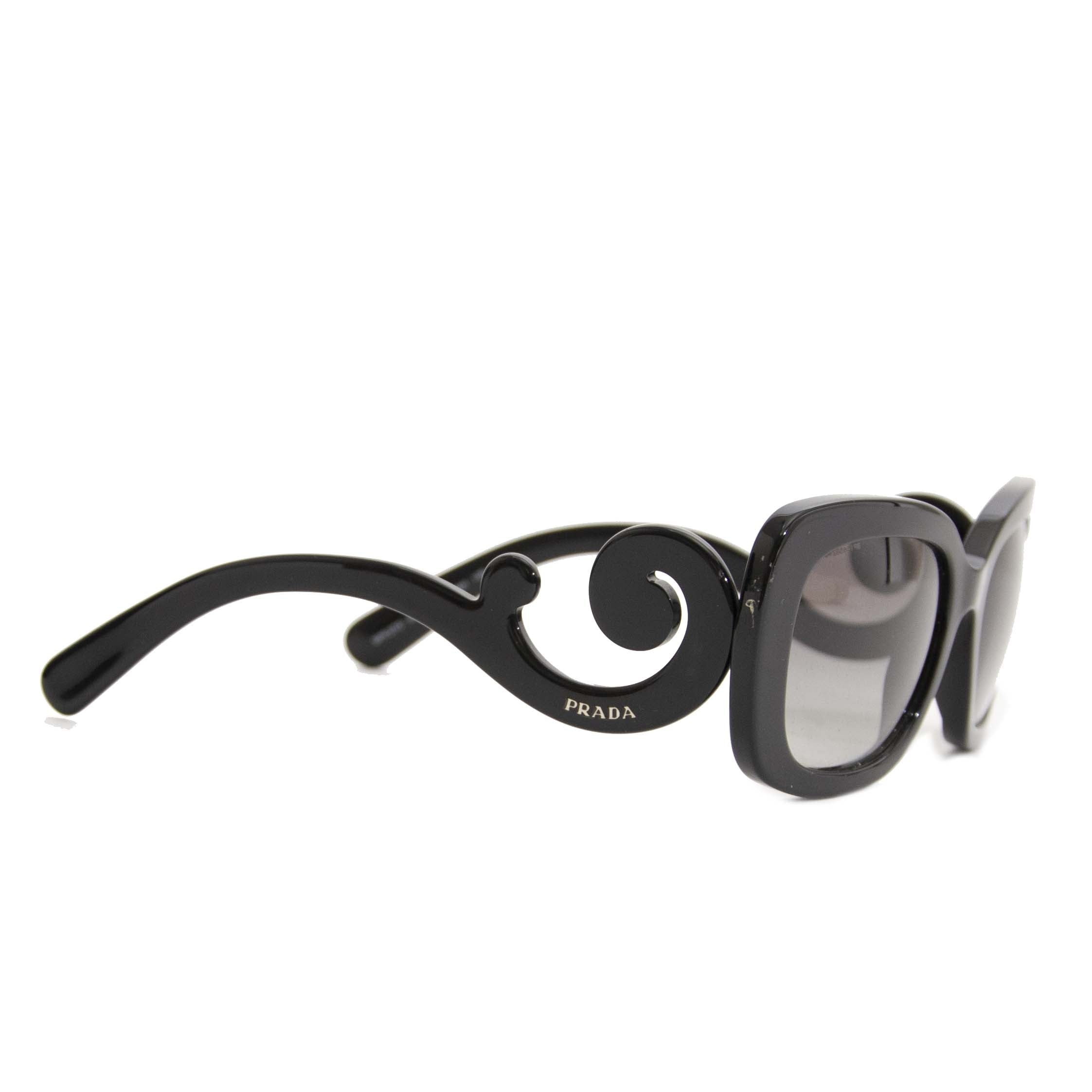 Prada Minimal Baroque Sunglasses Black – Labellov