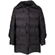 We buy and sell your authentic Prada Black Feather Nylon Puffer Mid Length Jacket - IT 40