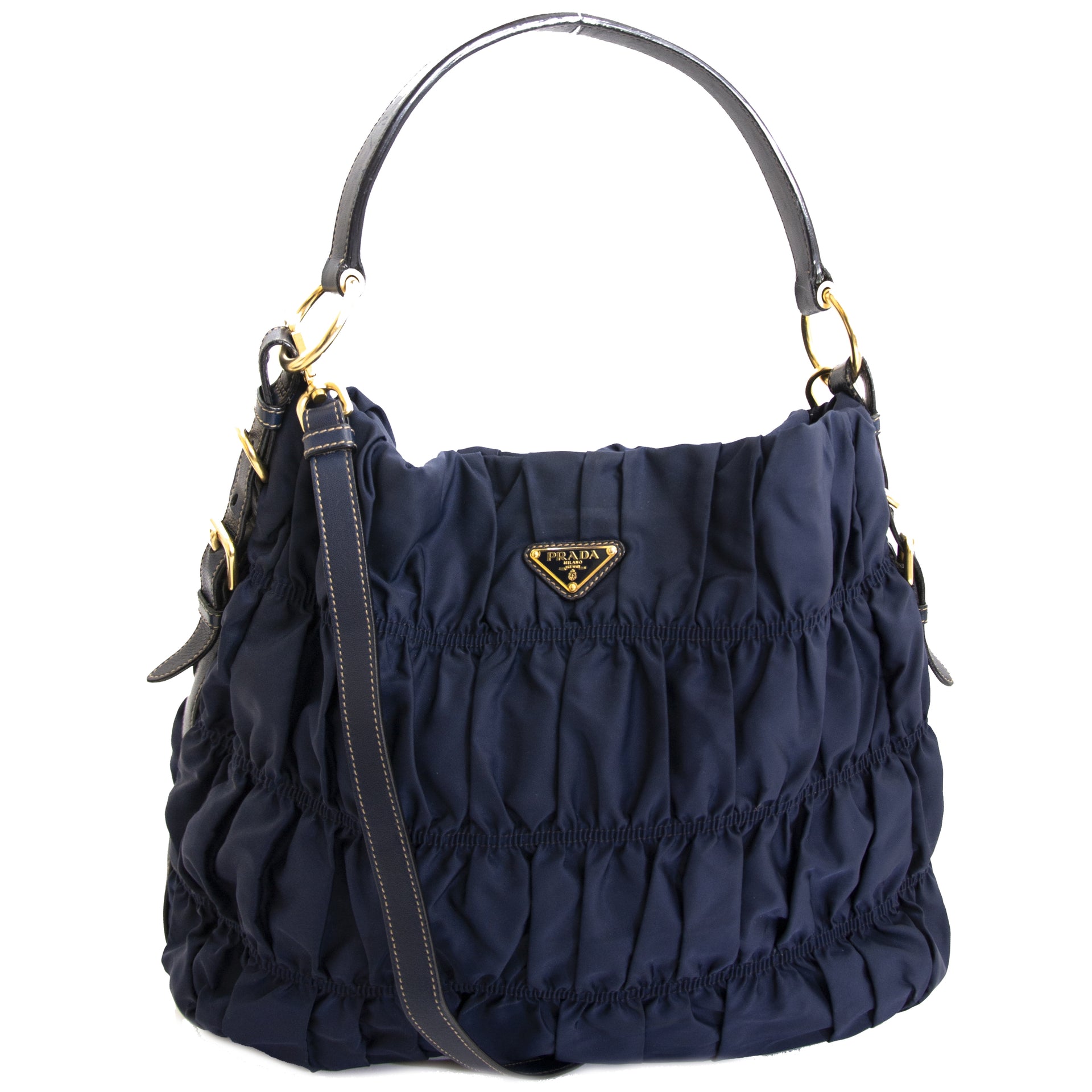 Authentic second hand Prada Quilted Nylon Tote Bag buy online at webshop LabelLOV