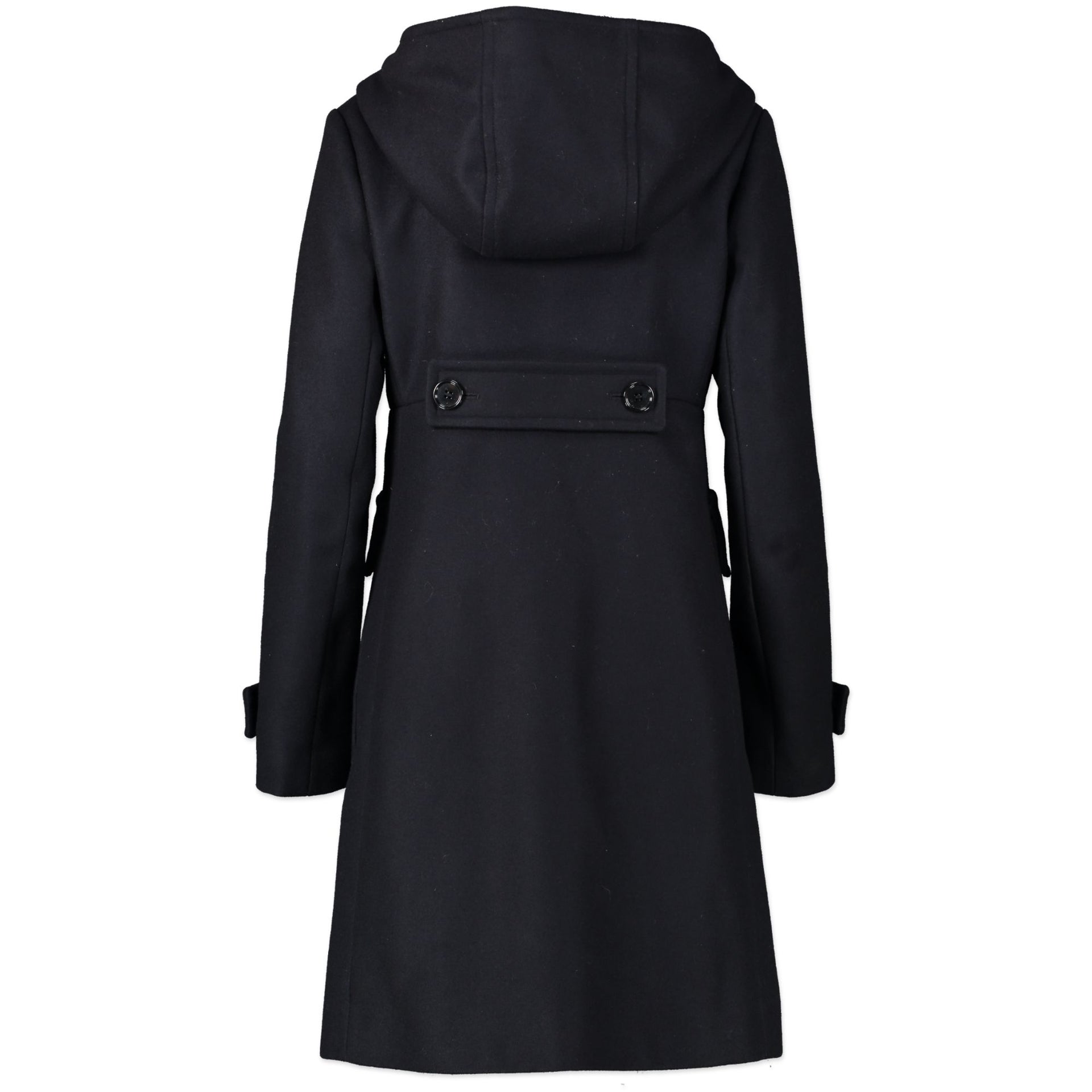 Prada Wool Coat Faux Fur Lining - IT Size 40