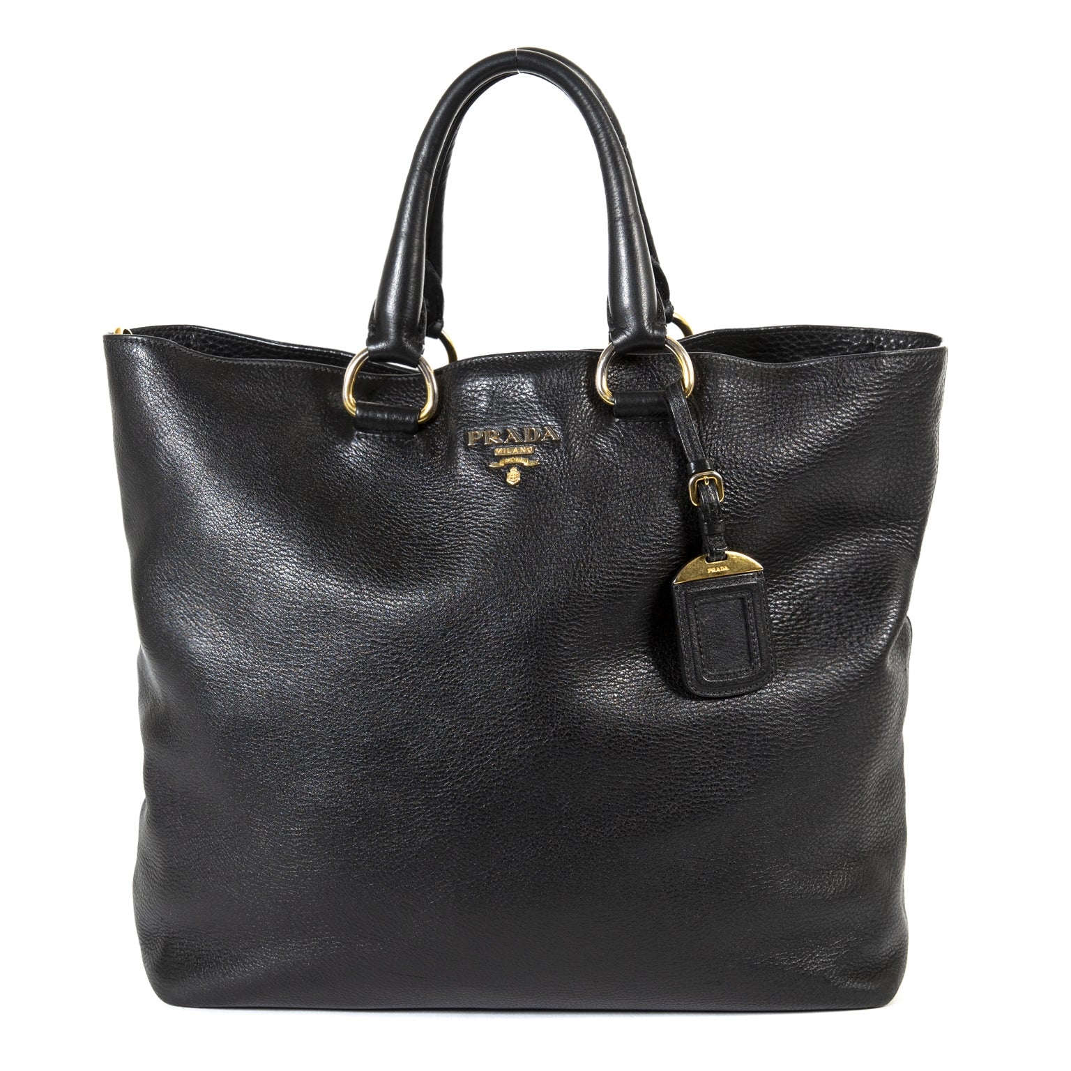 prada black shopper now for sale at labellov vintage fashion webshop belgium